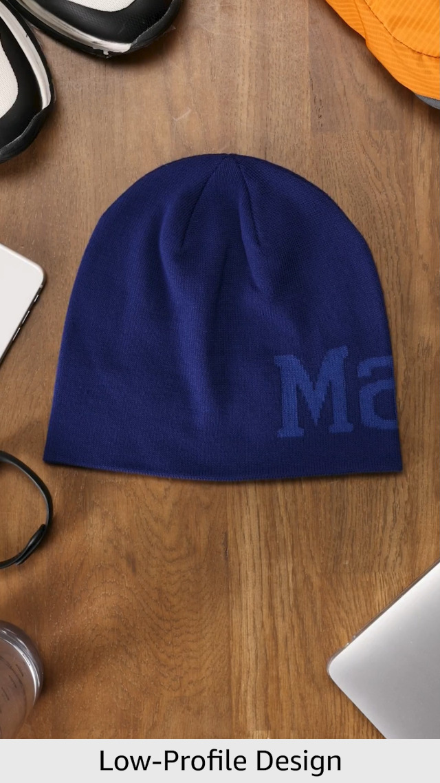 MARMOT Summit Hat - Knit Skullcap Beanie, Arctic Navy/Dark Azure