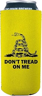 Gadsden Flag 16 oz. Can Coolie