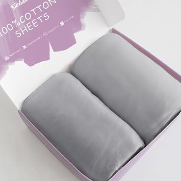 Bassinet Sheets Fit for Dream On Me Lacy, Delta Children Curve, Regalo Baby BasicsTM Infant, Fisher Price, Simmons Kidsfor Twins and Safety 1st Bassinet,100% Cotton Bassinet Fitted Sheet 2 Pack, Gray