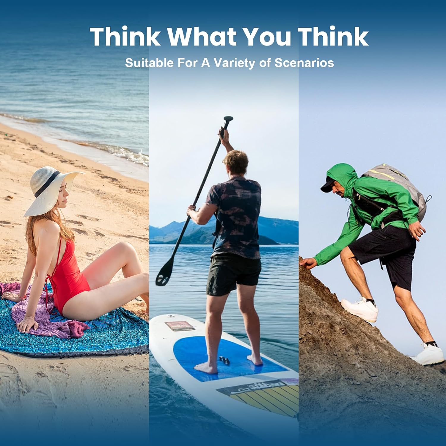 Waterproof Dry Bag – Roll Top Dry Storage Bag Backpack for Women & Men, Perfect for Kayaking, Boating, Swimming, Camping, Hiking, Backpacking & Beach (20L) - Image 7