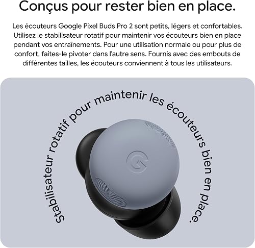 Google Pixel Buds Pro 2 – Écouteurs sans Fil avec Suppression Active du Bruit – Écouteurs Bluetooth – Porcelaine - 4