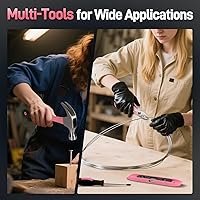 Vista 14 de COMOWARE Juego de herramientas para el hogar con taladro inalámbrico de 20 V, kit de herramientas de mano de 120 piezas para hombres, juego