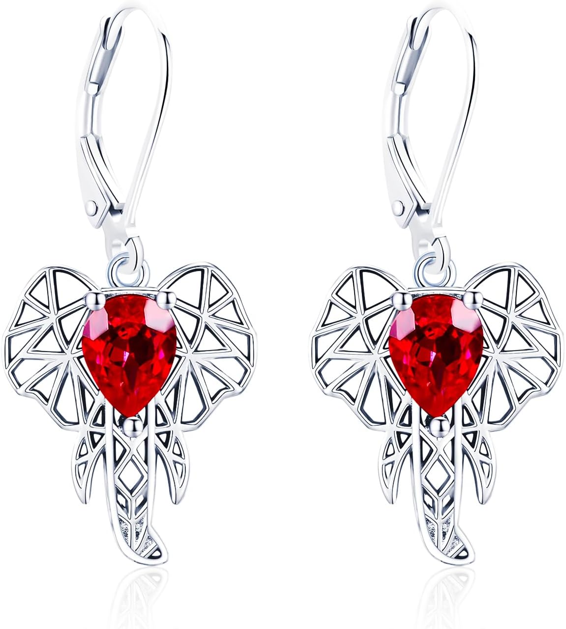 Animal Earrings 925 Sterling Silver Elephant/Hummingbird/Owl/Cat/Turtle Drop Dangle Earring Animal Jewelry Anniversary Birthday Engagement Birthday Gifts for Her