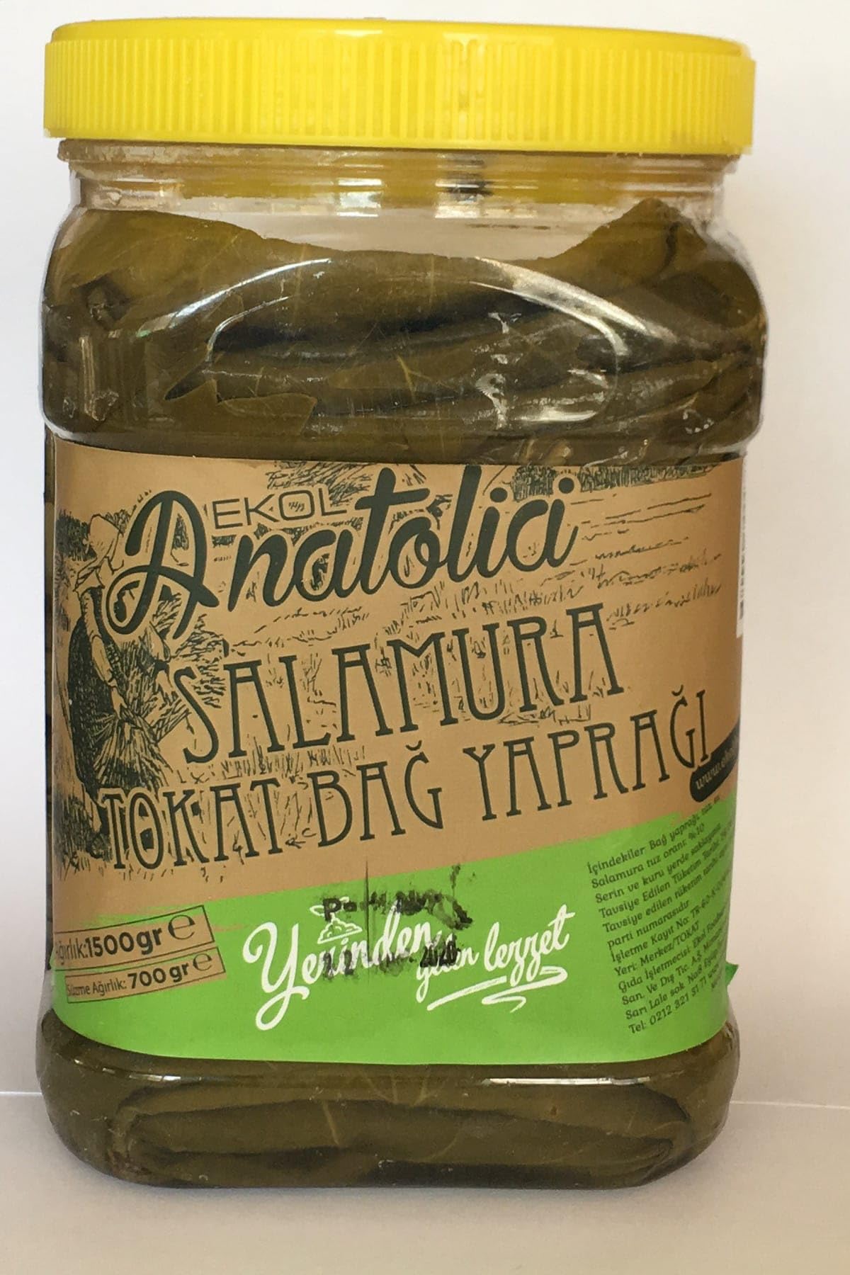 ANATOLIA TASTE Tokat Bağ Yaprağı 1500 Gr