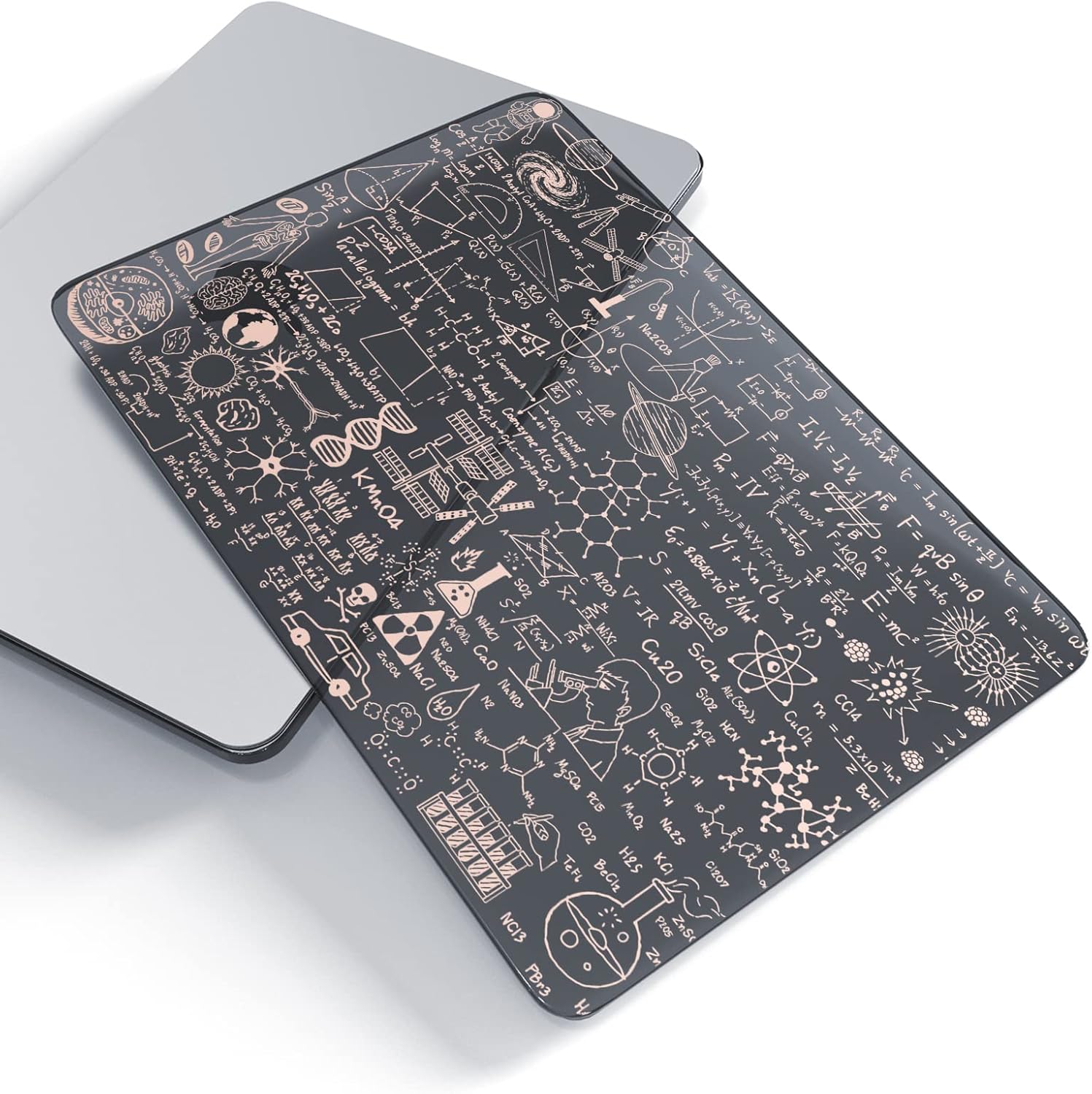 Laptop Case for MacBook Pro 13 Inch 2022-2020 Release : A2338 M2 M1 A2289 A2251 A2159 A1989 A1706 A1708, Laptop case and Keyboard Cover, Formula Diagram (Rose Gold) 3