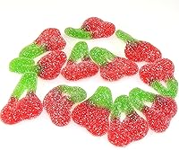 Vista 3 de Gummi Twin Cherries - Sour Cherries - Gomitas de cerezas gemelas 12 libra (8 onzas) CandyKorner