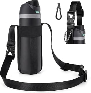 Water Bottle Holder Strap Sling, for Owala FreeSip 16 24 32oz, Hydroflask, Iron °Flask, Universal Water Bottles, with Carabiner, Hand Free Water Bottle Sling for Hiking Walking Travel