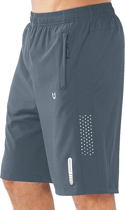 NORTHYARD Pantalones cortos deportivos para correr para hombre, entrenamiento en gimnasio, 7 "/9"/5 ", secado rápido, ligeros, deportes, baloncesto, tenis, 3 bolsillos con cremallera