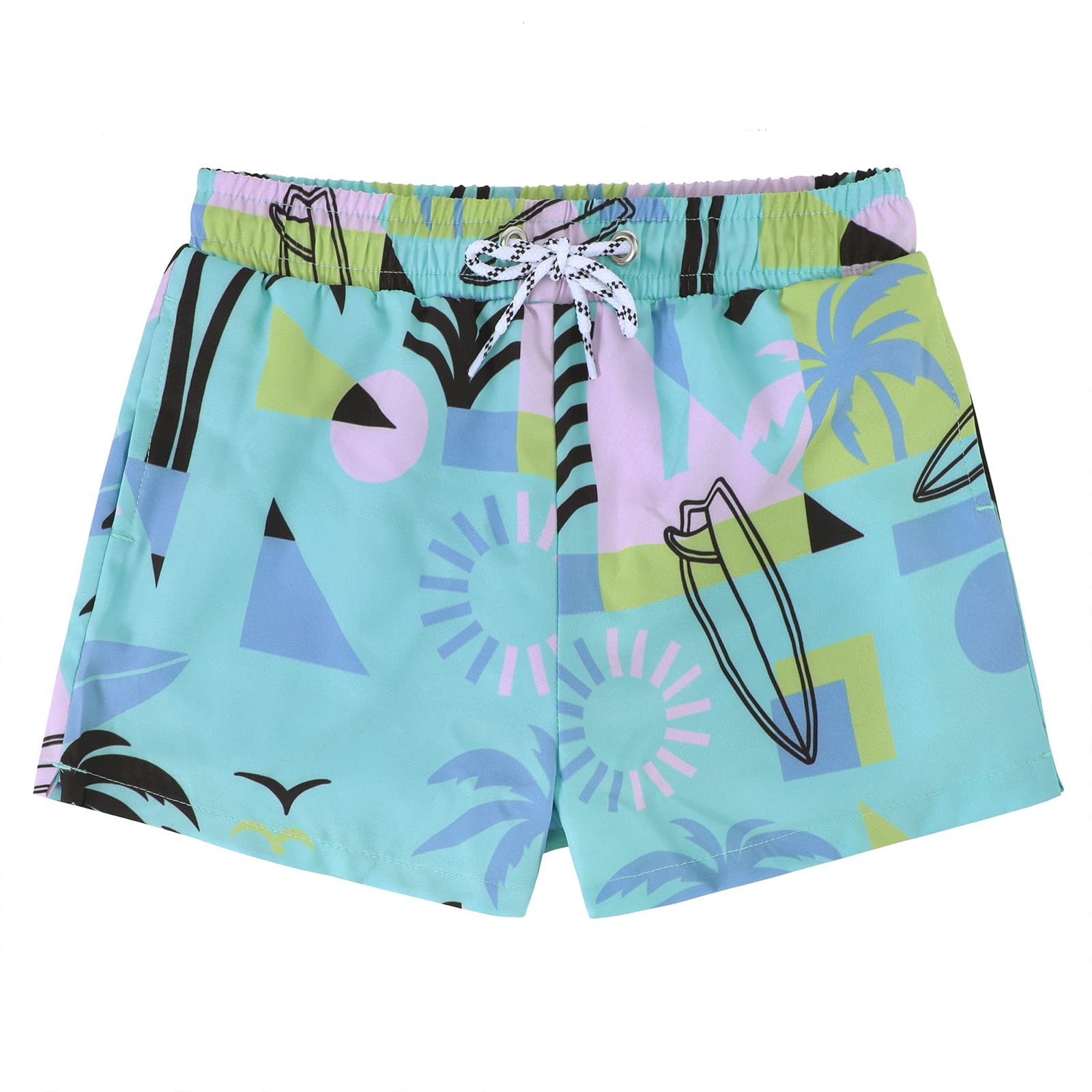 American Trends Boys Swim Trunks Toddler Swim Shorts Bathing Suit Kids Swimsuit Youth Swimwear