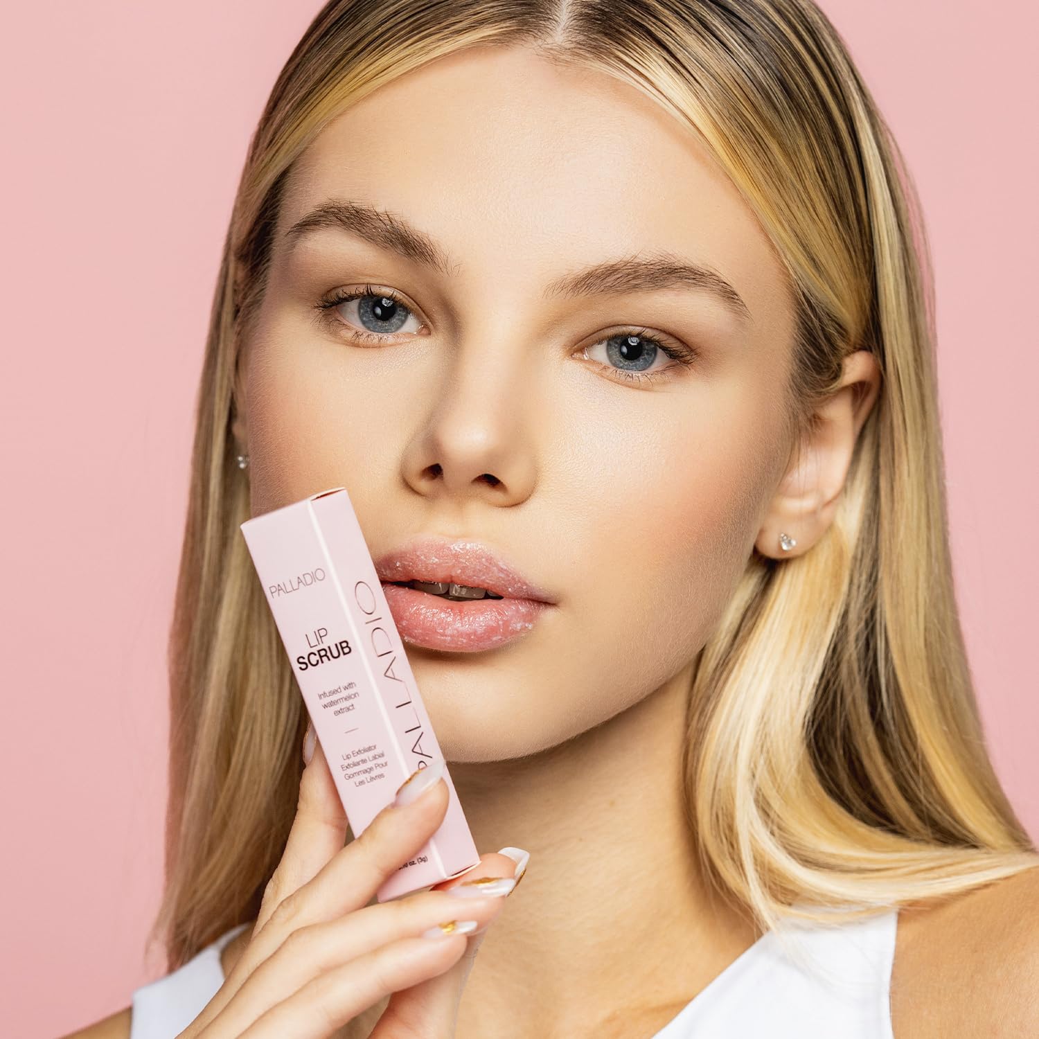 Exfoliante de labios hidratante perfumado para exfoliar y suavizar los labios, infundido con extracto de sandía, coco y vitamina E, vegano y libre de crueldad animal 8