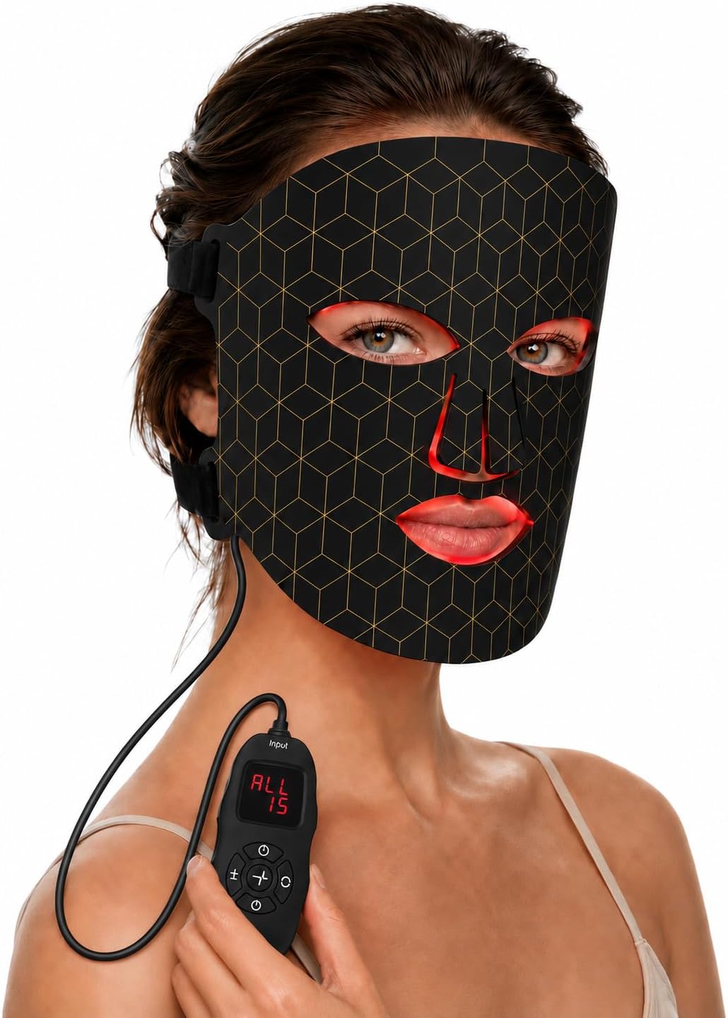 2026 Upgraded GRINCHAT Red Light Therapy Face Mask