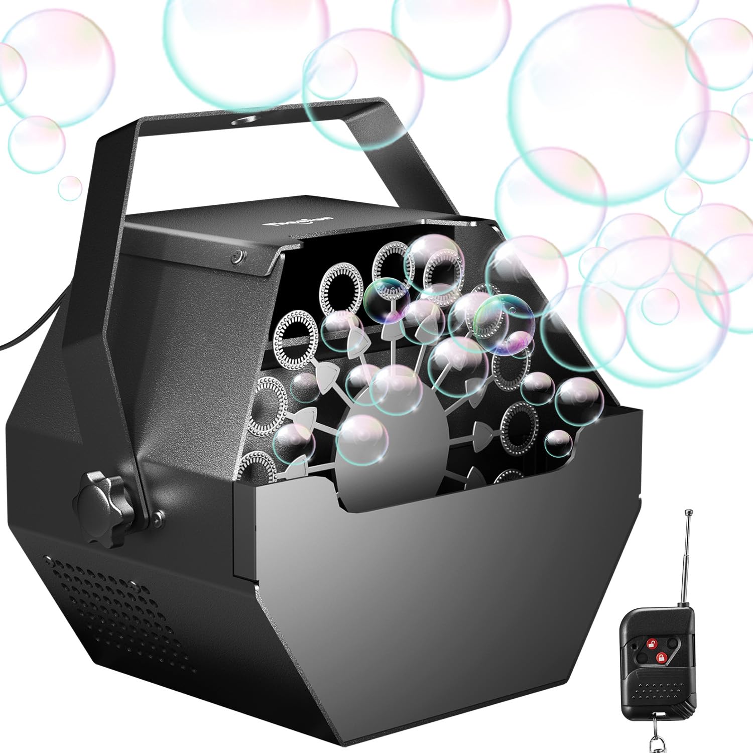 Amazon.com: Theefun Bubble Machine 750ML Remote Control Metal