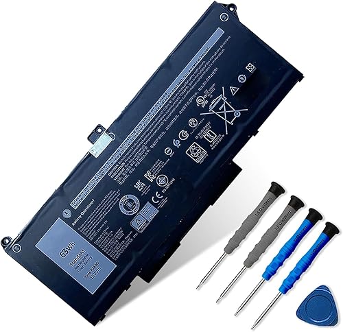 Dentsing - Batería para portátil Dell Latitude 5420 5520 Series 075X16 WY9DX (RJ40G, 15,2 V, 63 W/3941 mAh)