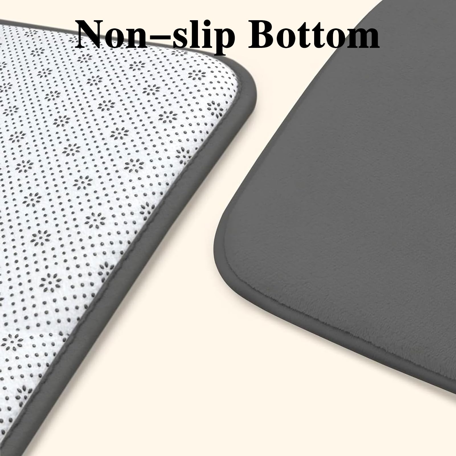 Baby Spielmatte, 3cm Dickes Extra groß Memory-Schaumstoff Matte für Bauchlage, Rutschfester Kinderteppich, Krabbelmatte, Tatami-Yogamatte, krabbeldecke für Baby 100 x 120 cm Dunkelgrau