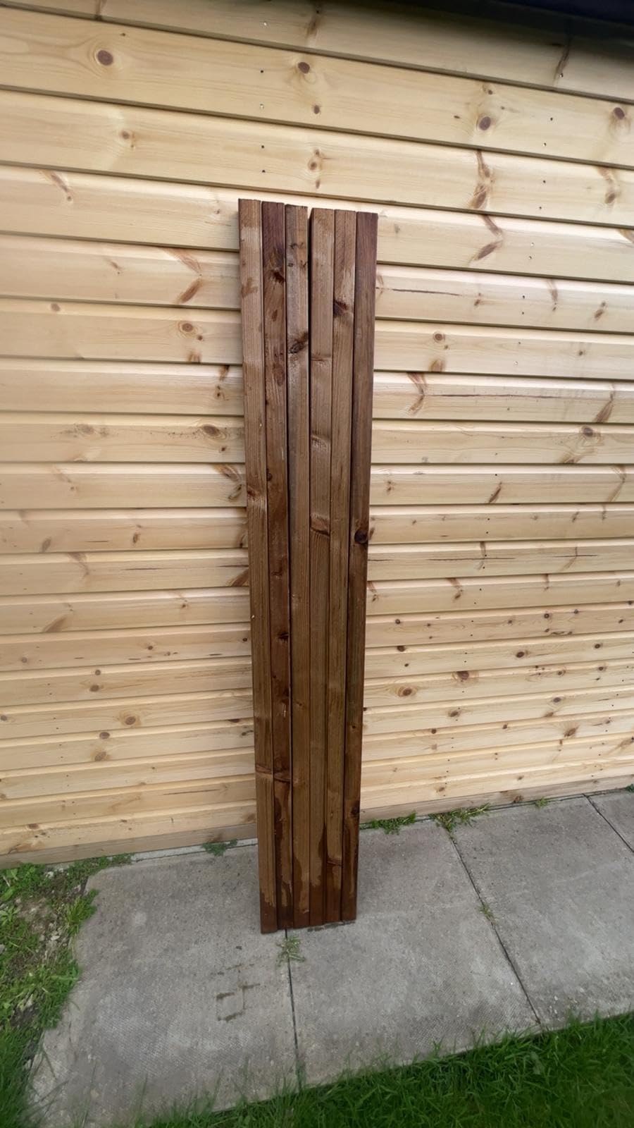 Pressure Treated Brown Timber 2x2 47x50mm Tantalise Wood 2.4m C16 (2.4m) 6 lengths per pack