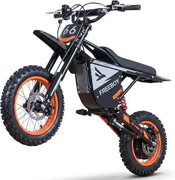 Y66 Electric Dirt Bike for Teens & Adults, 3000W Peak Ebike, 48V 30Ah, 31MPH & 30Mile Electric Motorcycle, 12"/10" Off-Road Tire E-Bike, Hydraulic Disc Brake, Full Suspension