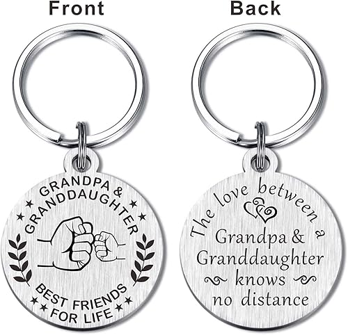 Miniatura 2 de Regalos para abuelos llavero para nieta y abuelo