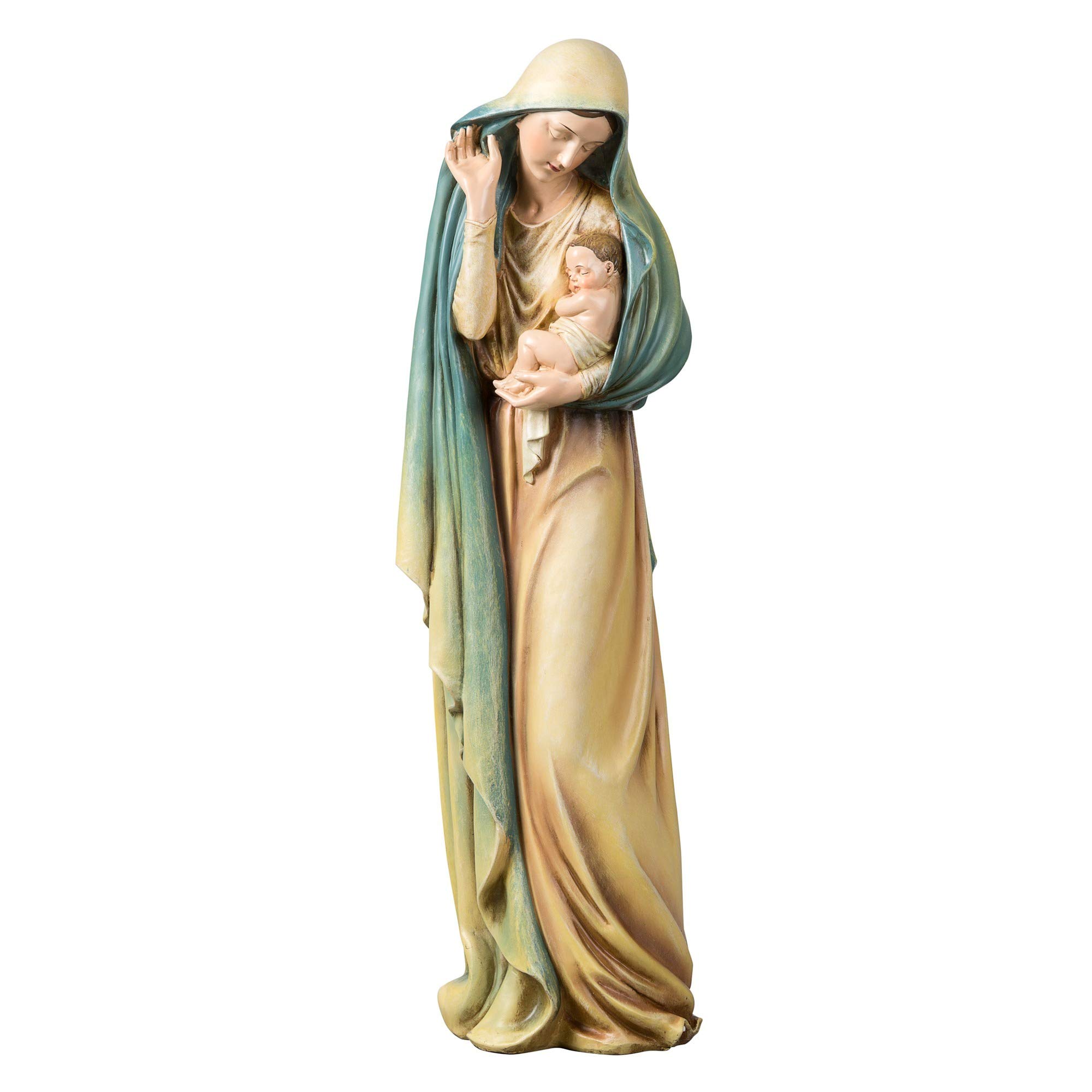 Madonna and Child Jesus Renaissance Collection 18 Inch Resin Stone Statue Figurine