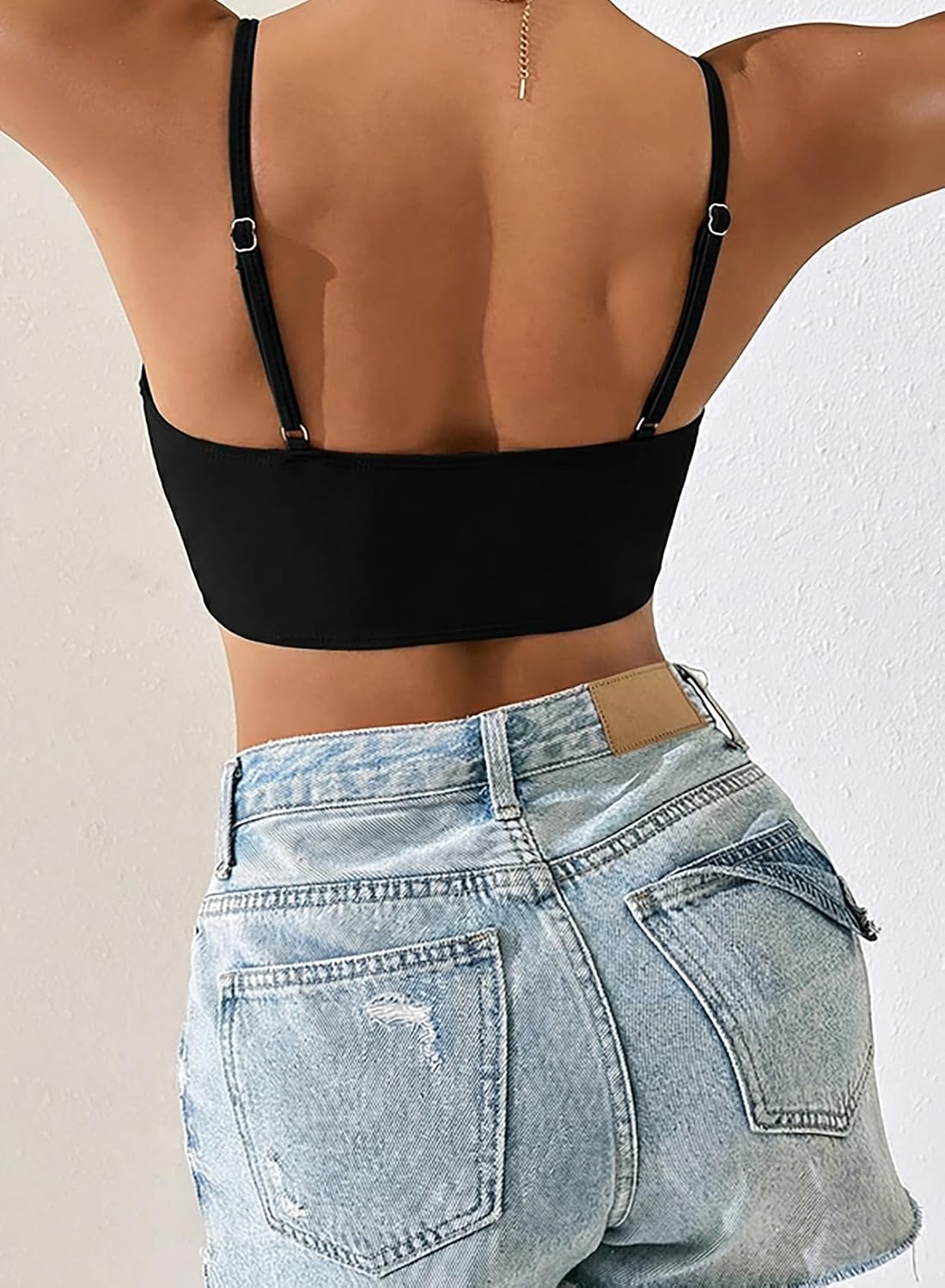 Herseas Women’s Sexy Bikini Top Lace Up Front Bathing Suit Tops Push Up Cutout Swim Suits Tops Only 2026 Beach Wear