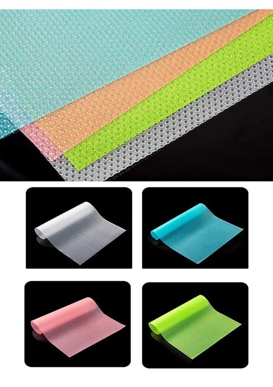 Lot De 16 Tapis De Protection EVA Pour Frigo/armoire - Antidérapant Lavable | Organisation Cuisine Rangement