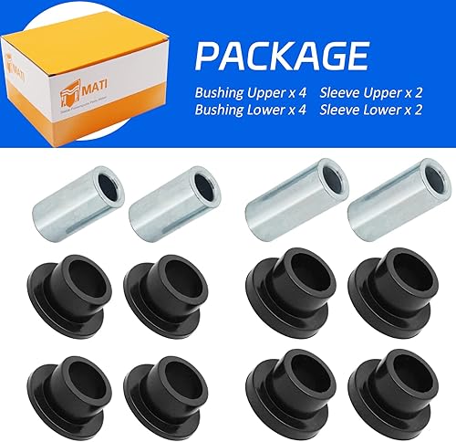 Miniatura 7 de Buje de choque trasero 8 piezas y funda 4 piezas para Polaris Ranger 400 425 500 570 700 800 900 1000 Diesel ETX EV TM