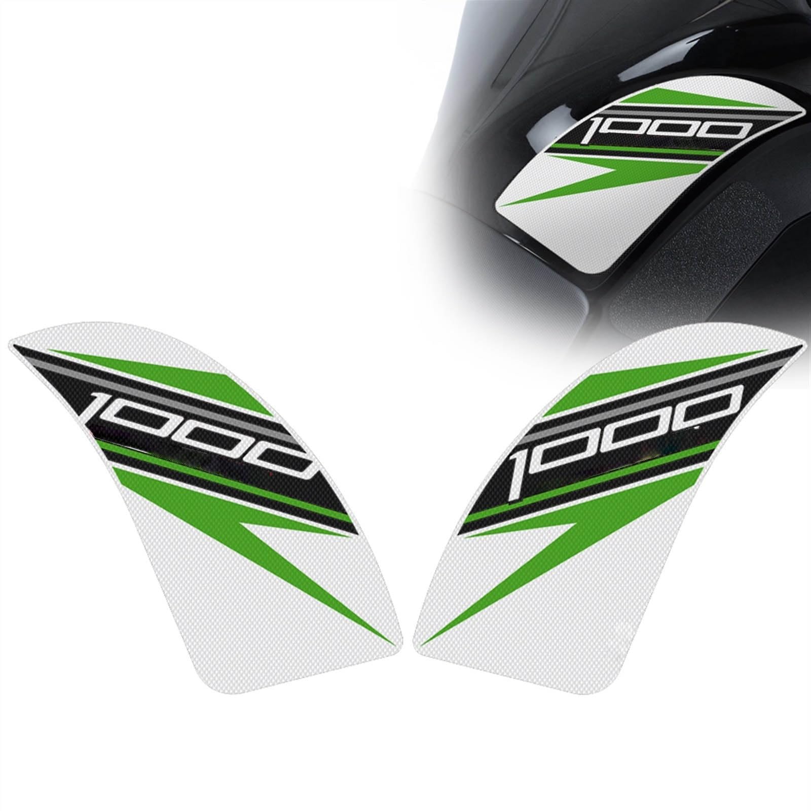 Pad protection réservoir Kawasaki Z1000SX pour roadtrip et duo