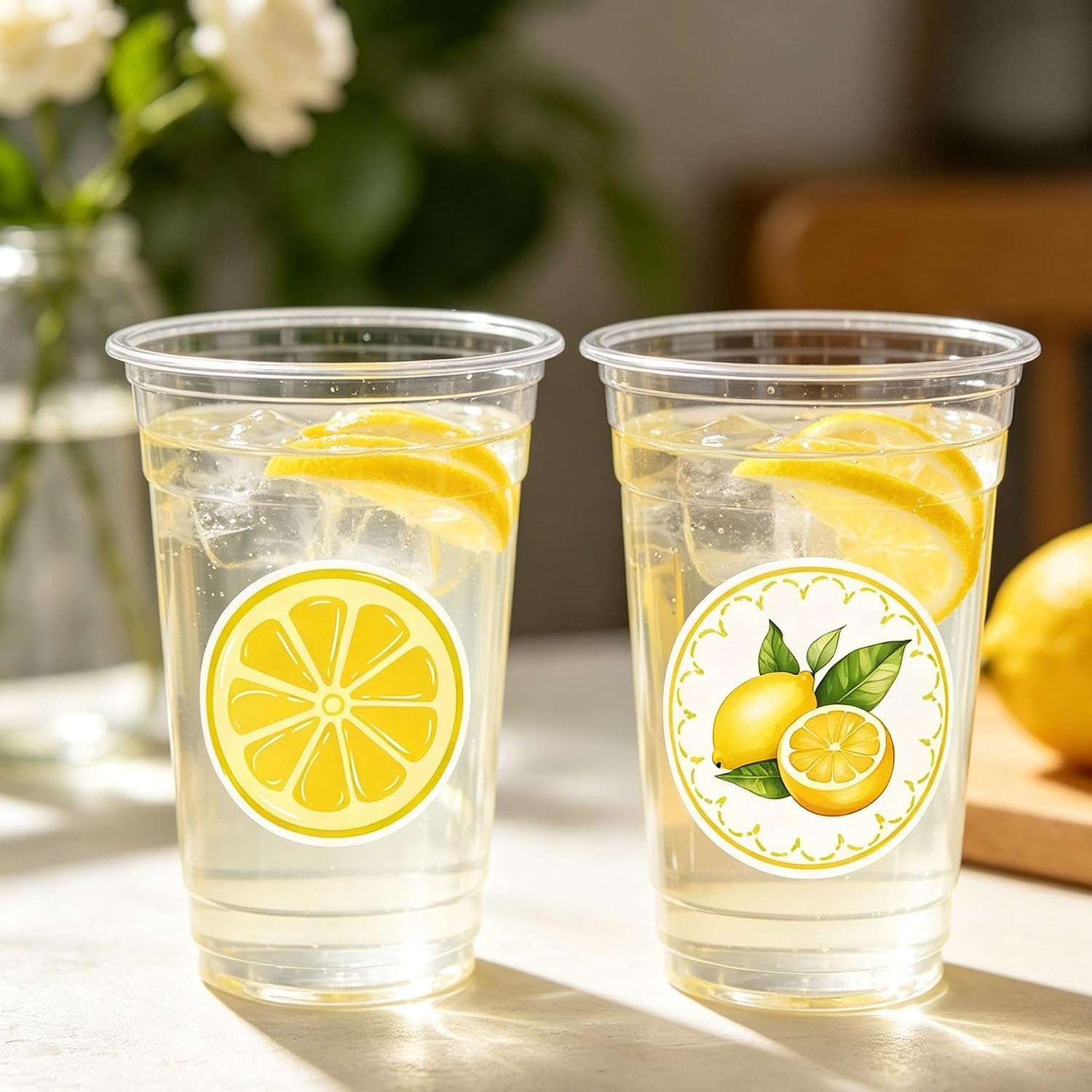 500pcs Lemon Stickers,1in Lemonade Stickers(LemonA) image 3