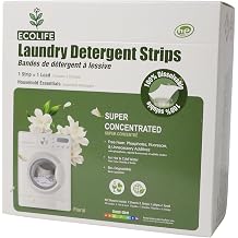 EcoLife Laundry Detergent Sheet - Made with Himalayan Soapberry and Coconut Extract. Up to 80 Loads
