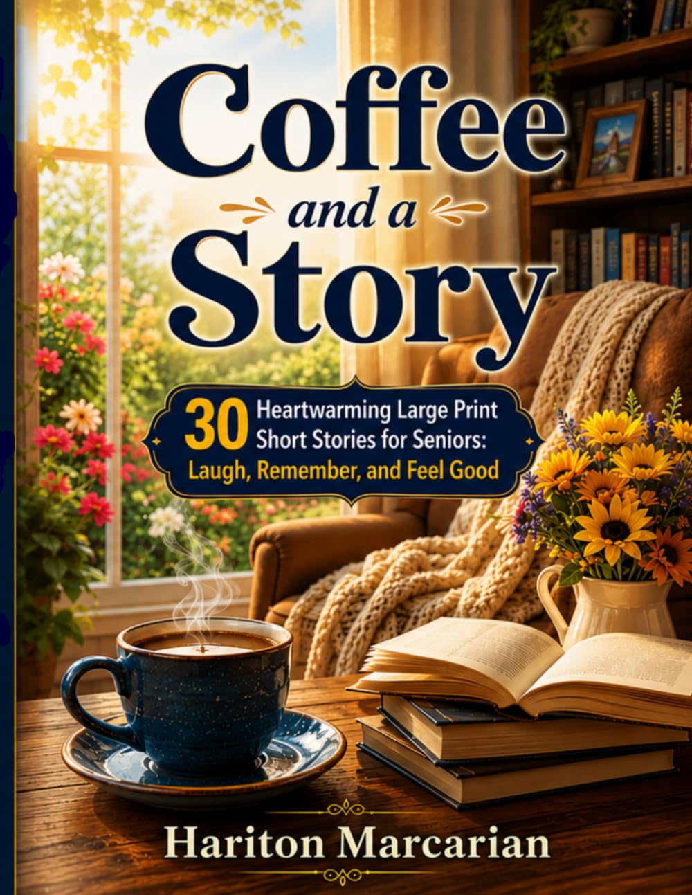 Coffee and a Story: 30 Heartwarming Large Print Short Stories for Seniors: Laugh, Remember, and Feel Good