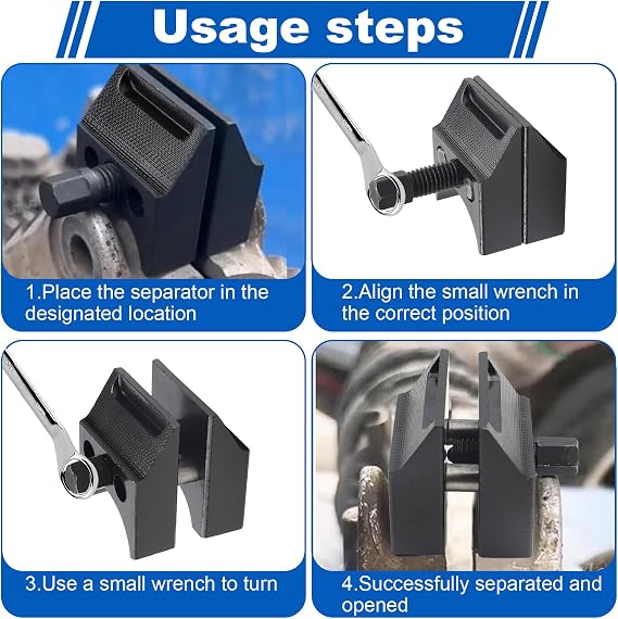 Car Suspension Split Hub Steering Knuckle Spreader,Knuckle Spreader Tool | Suspension Strut Hub Steering Knuckle Spreader,Universal Strut Spreader Tool,Suspension Strut Spreader Tool with Gloves