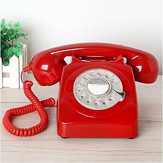 DSDD Telephones Land Line Corded Old School Phone Hearing Impaired Landline Telephones for Seniors Old Fashion Phones for Home & Hotel