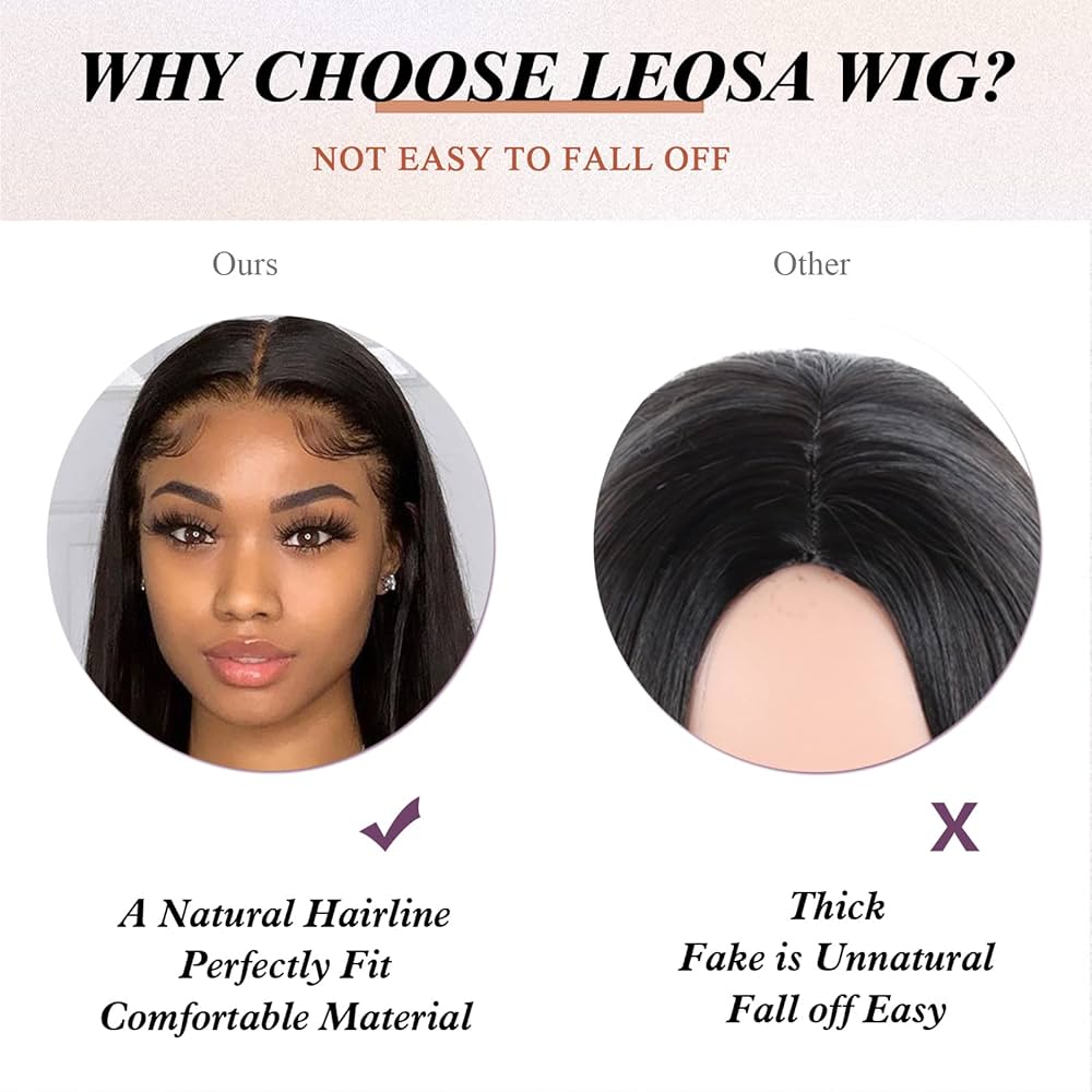 Amazon.com : LEOSA Wavy Bob Wig Purple Ombre Wigs for Women