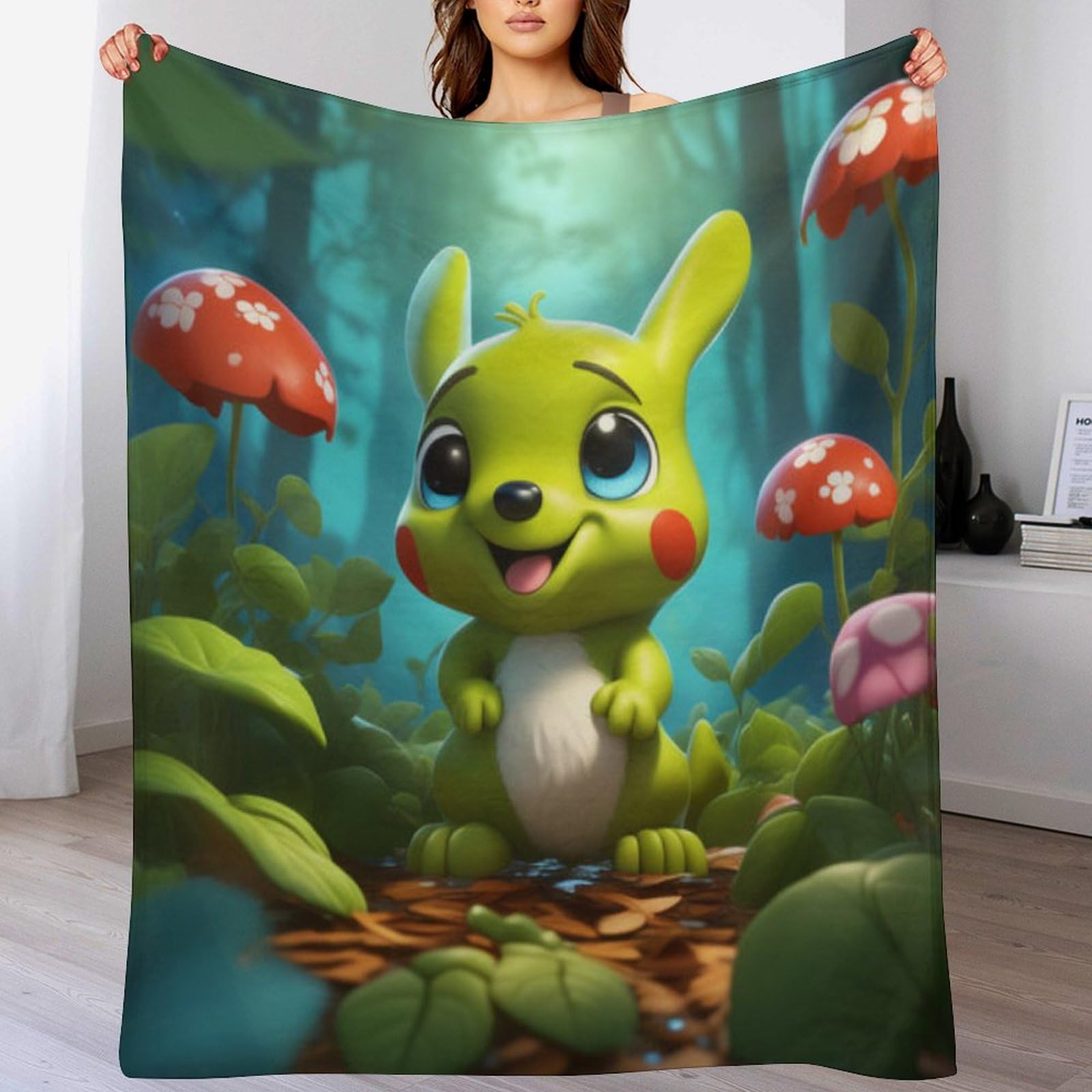 Couverture de canapé chaude motif animaux mignons pour vos soirées cocooning