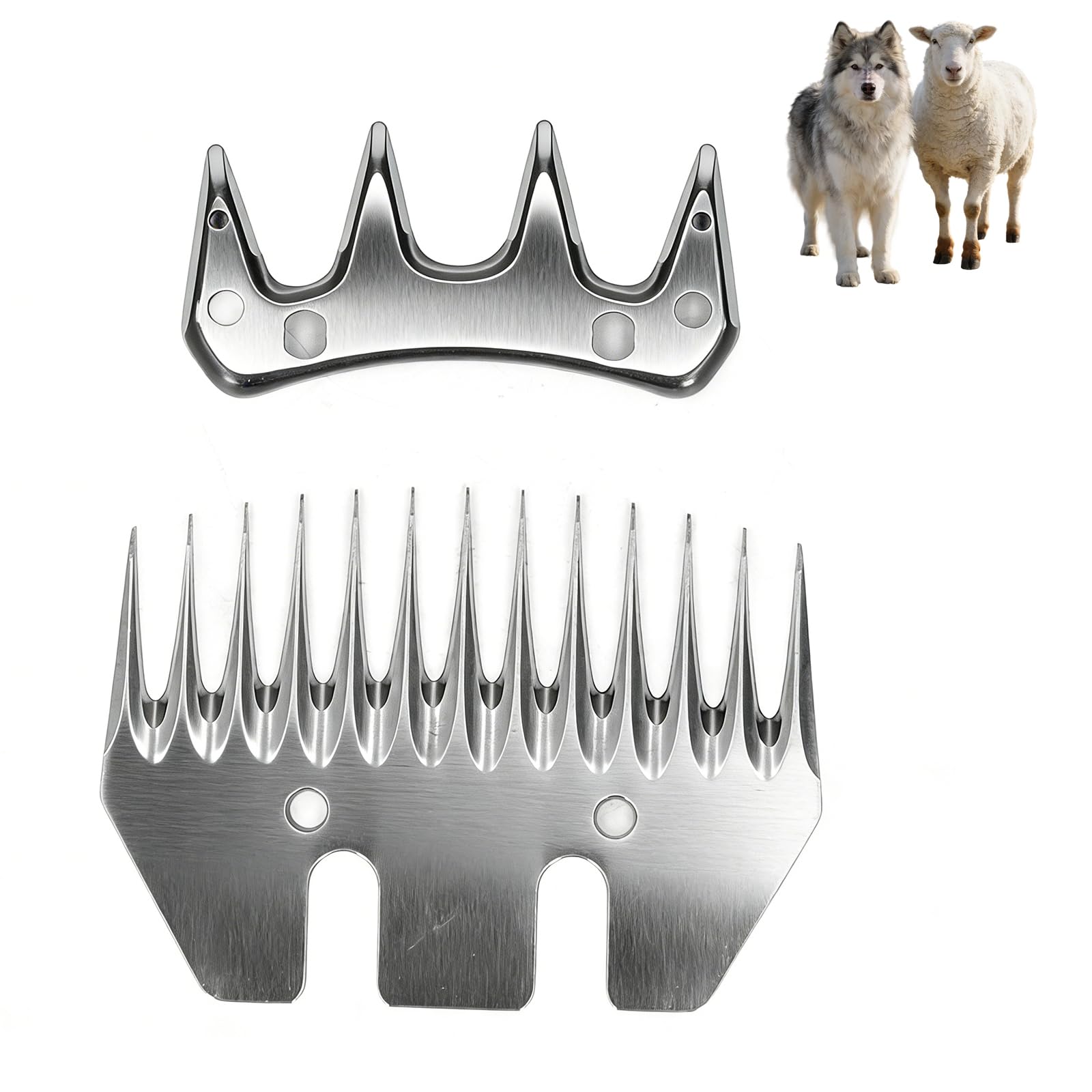 Lama Elettrica per Tosatura Pecore 13 Denti Incisivi Pettine Lana Resistente Usura Rasatura