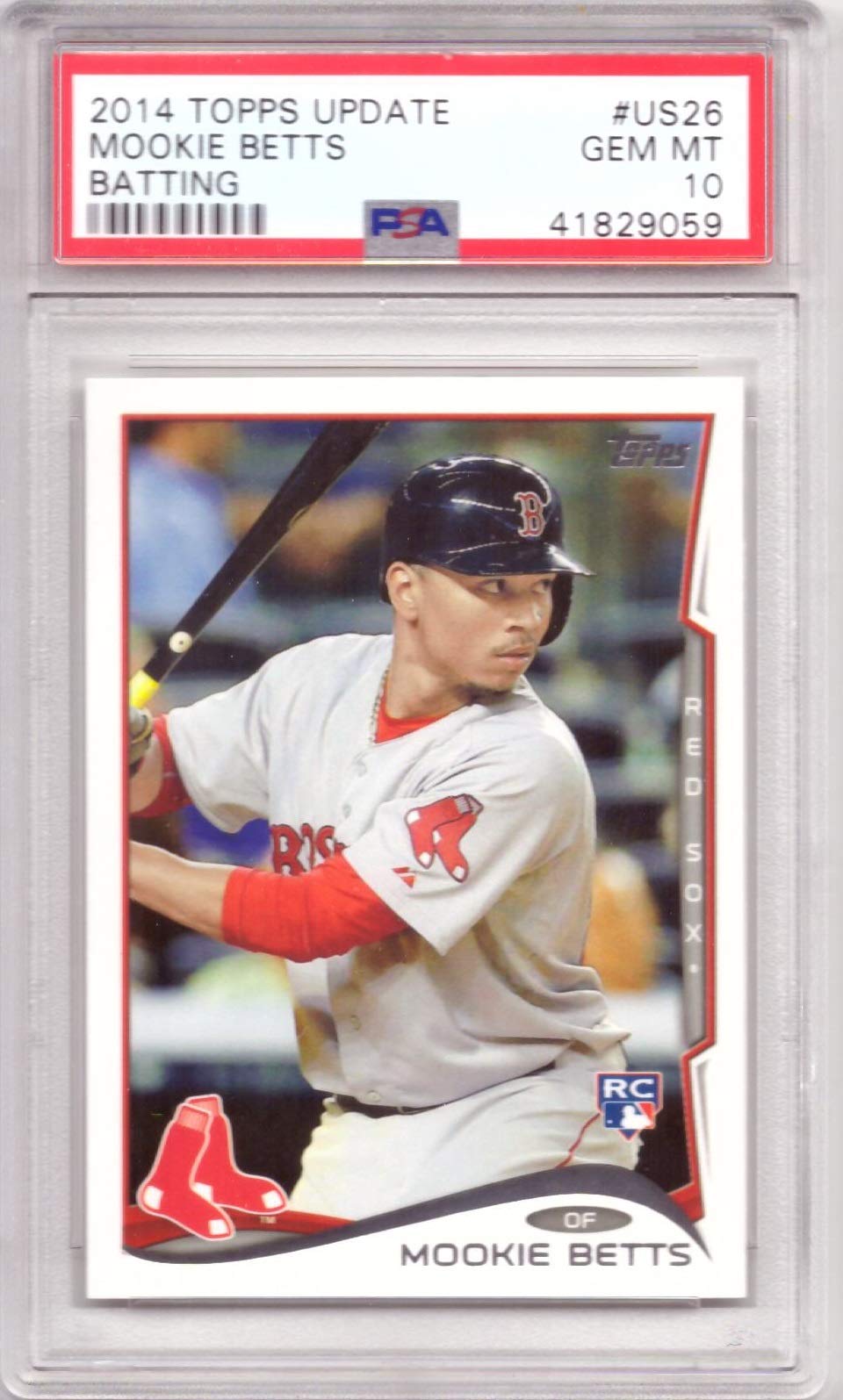Amazon.com: 2014 Topps Update Baseball #US-26 Mookie Betts Rookie