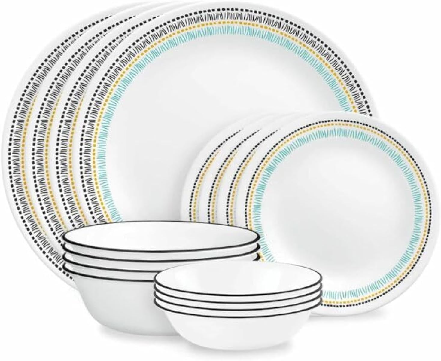 Paloma 16-Piece Dinnerware Set, Service for 4