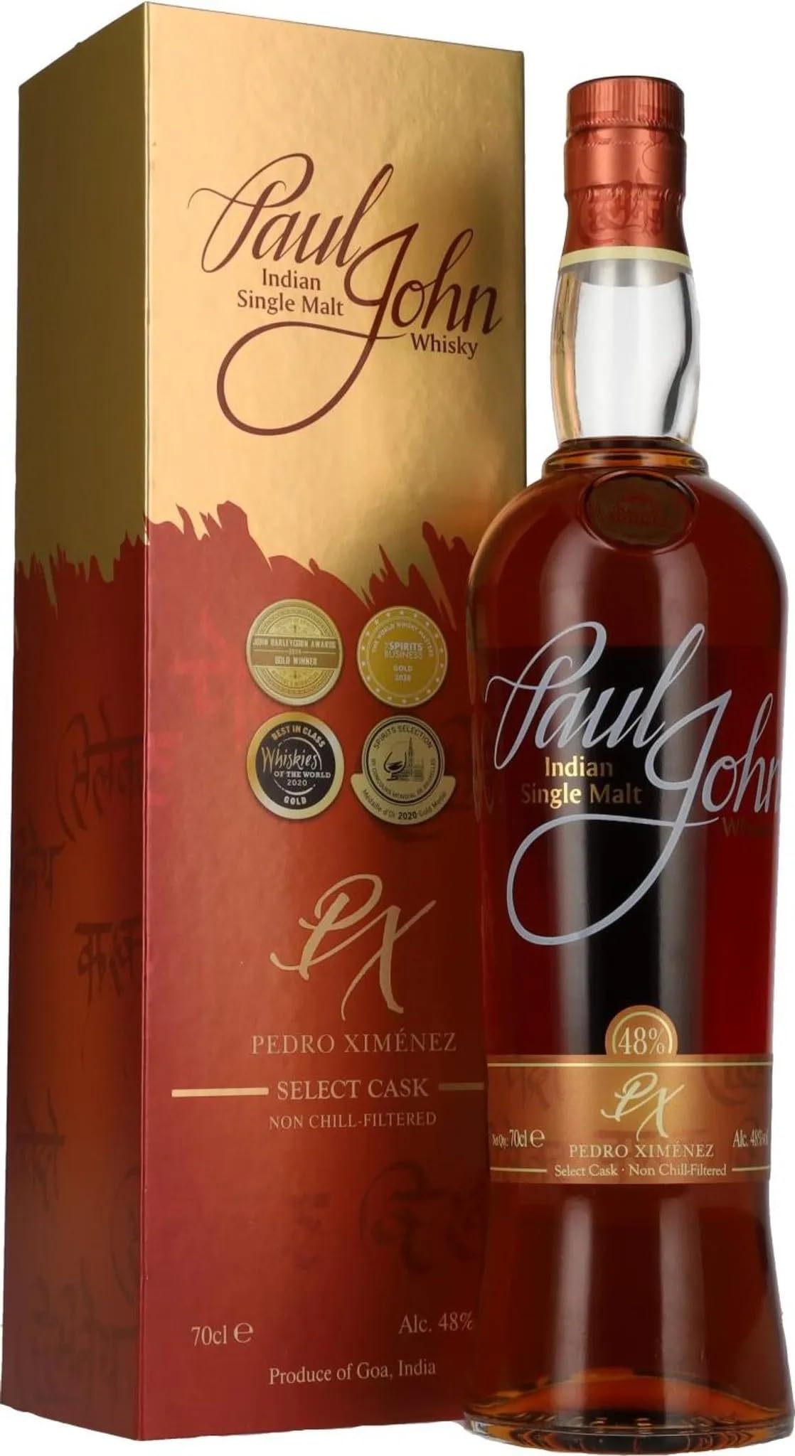 Amazon.co.jp: Paul John Pedro Ximenez Select Cask Indian Single