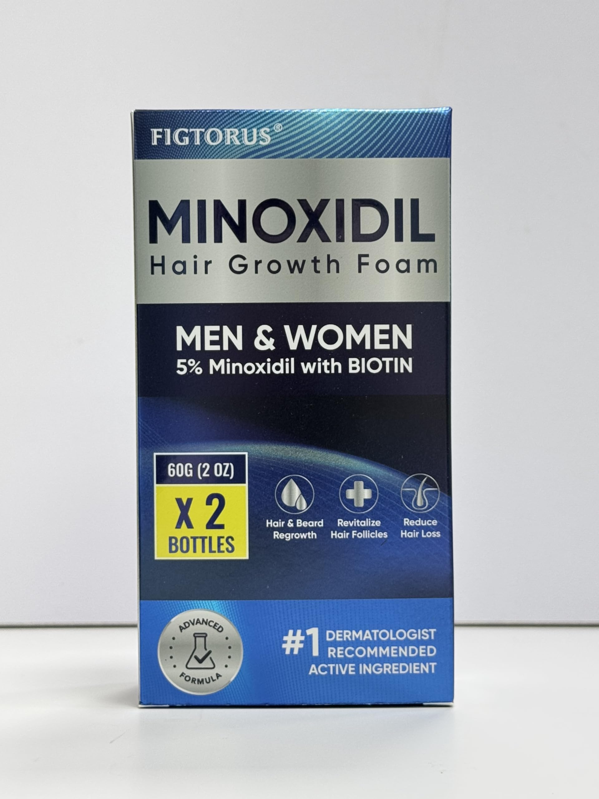 5 Minoxidil Hair Growth Treatment for Men Women 2-Month Supply Extra Strength Regrowth Serum Intensive Scalp Revitalizer for