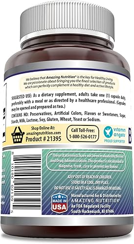Miniatura 2 de Amazing Formulas - Suplemento de cohosh negro, 540 mg por porción, cápsulas, sin OMG, sin gluten, fabricado en Estados Unidos