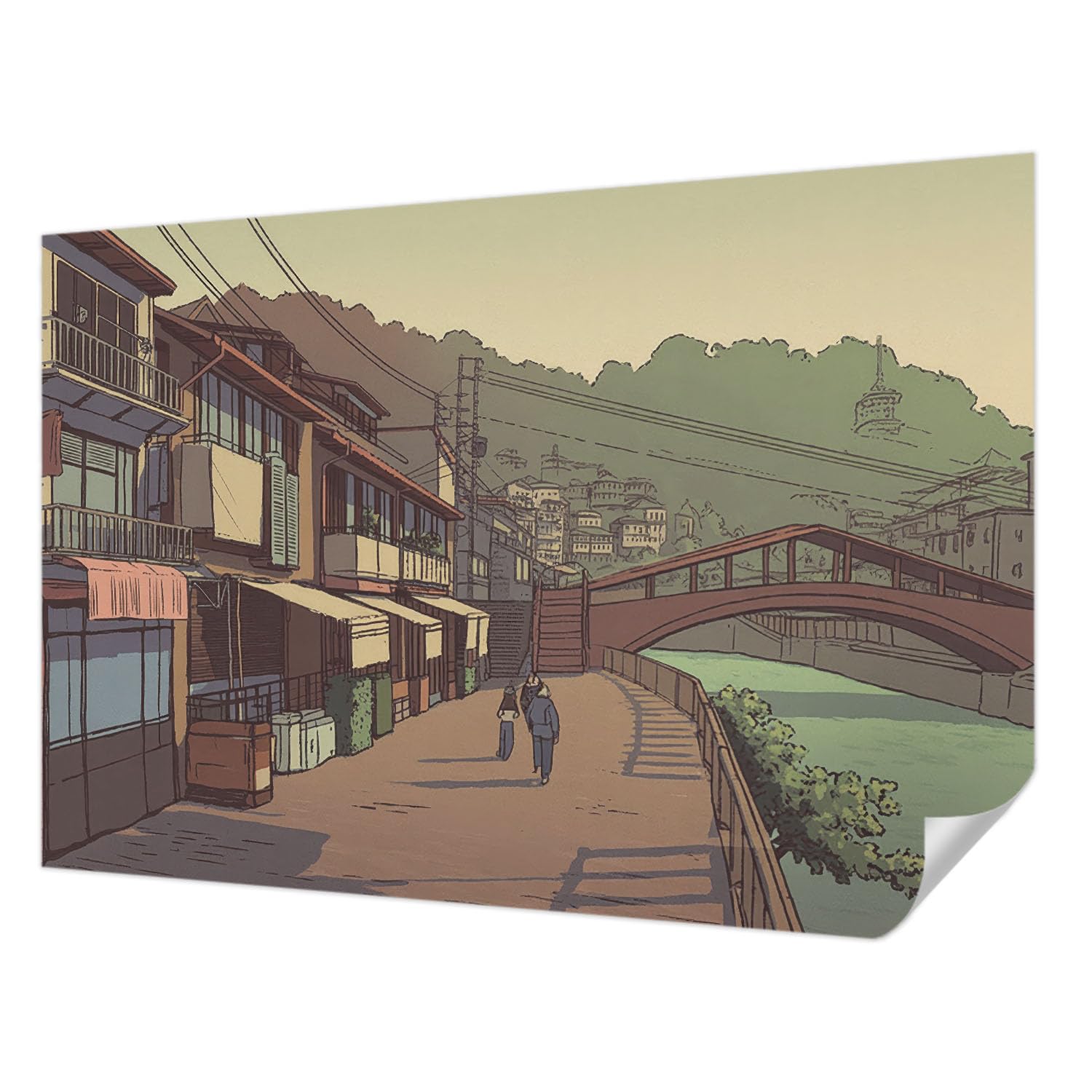 Papel pintado autocolante 152x104 fotográfico decorativo y autoadhesivo para pared de salón