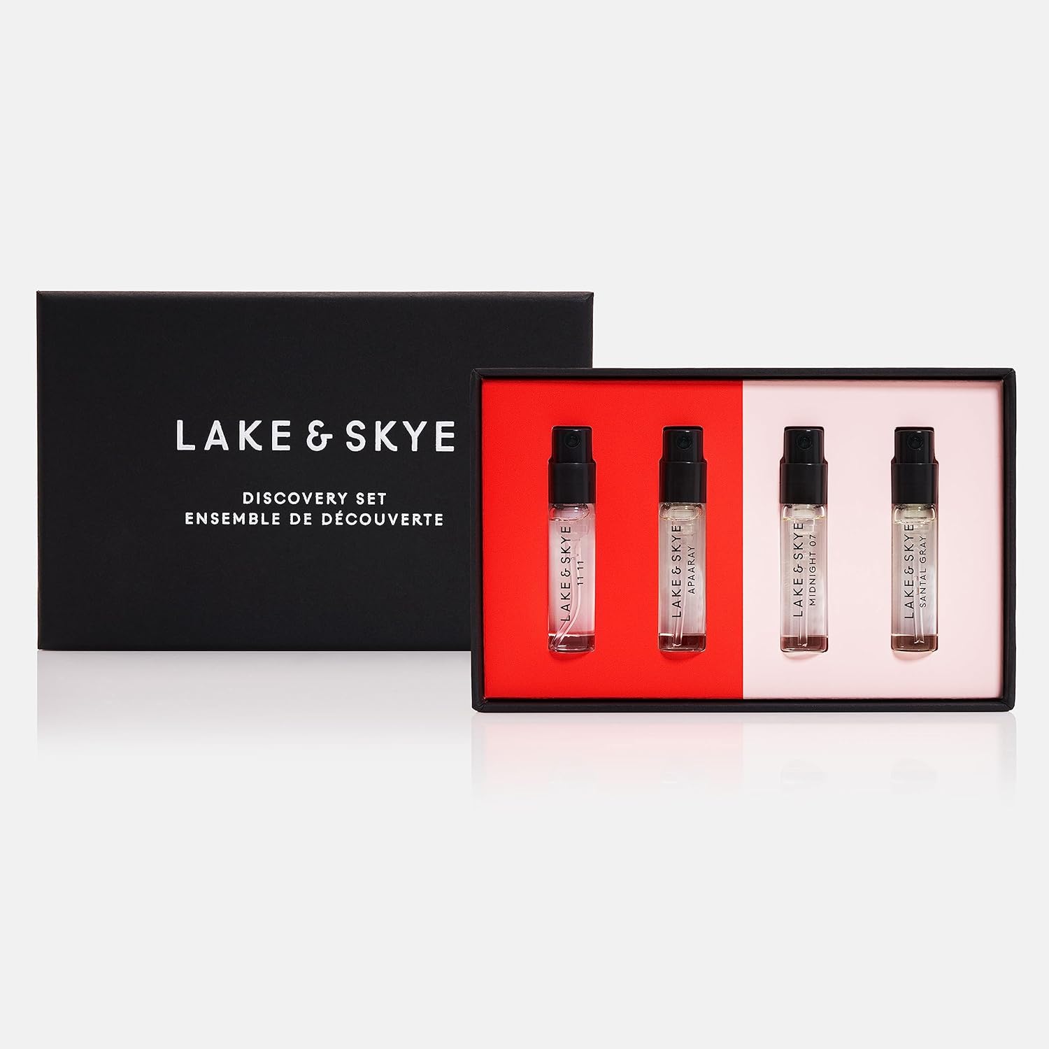 Lake & Skye 4 Piece Discovery Set 4.0 – Includes 11 11, Apaaray, Midnight 07, and Santal Gray