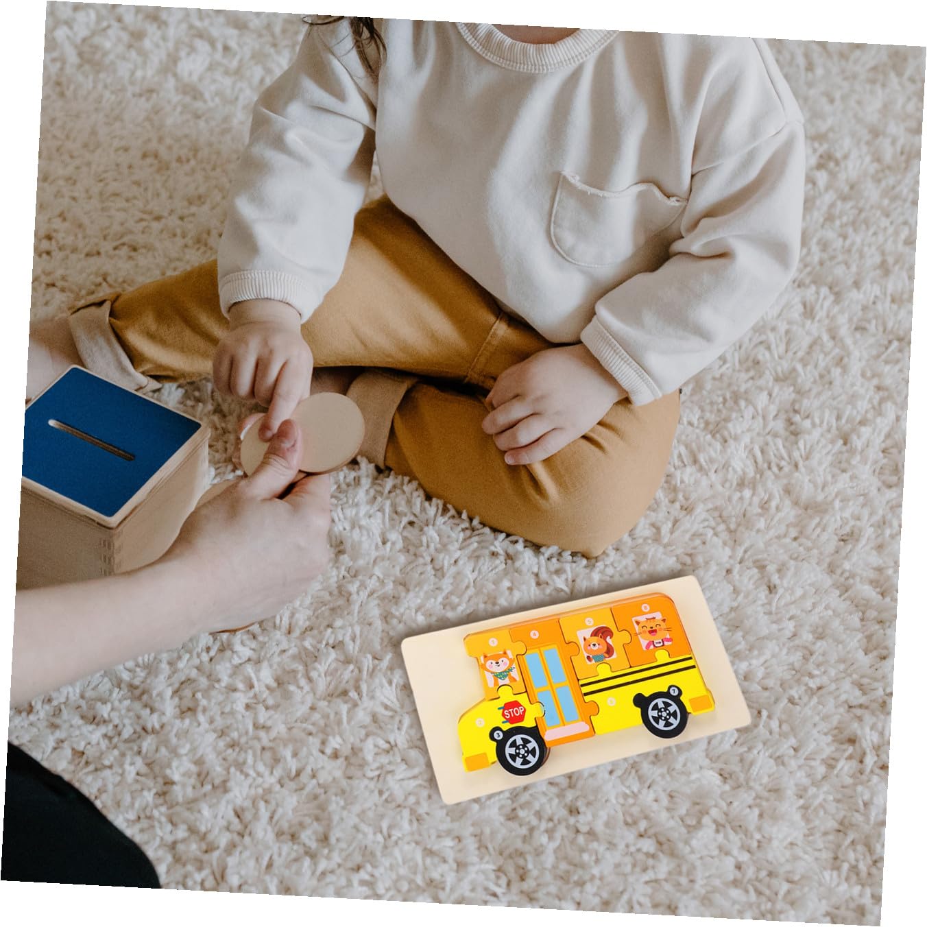Puzzle 3d per Bambini 5 Set in Legno Design Cartoon | Incastro Didattico, Supporta Abilità Cognitive, Formato Stereoscopico, per Piccoli e Primi Giochi