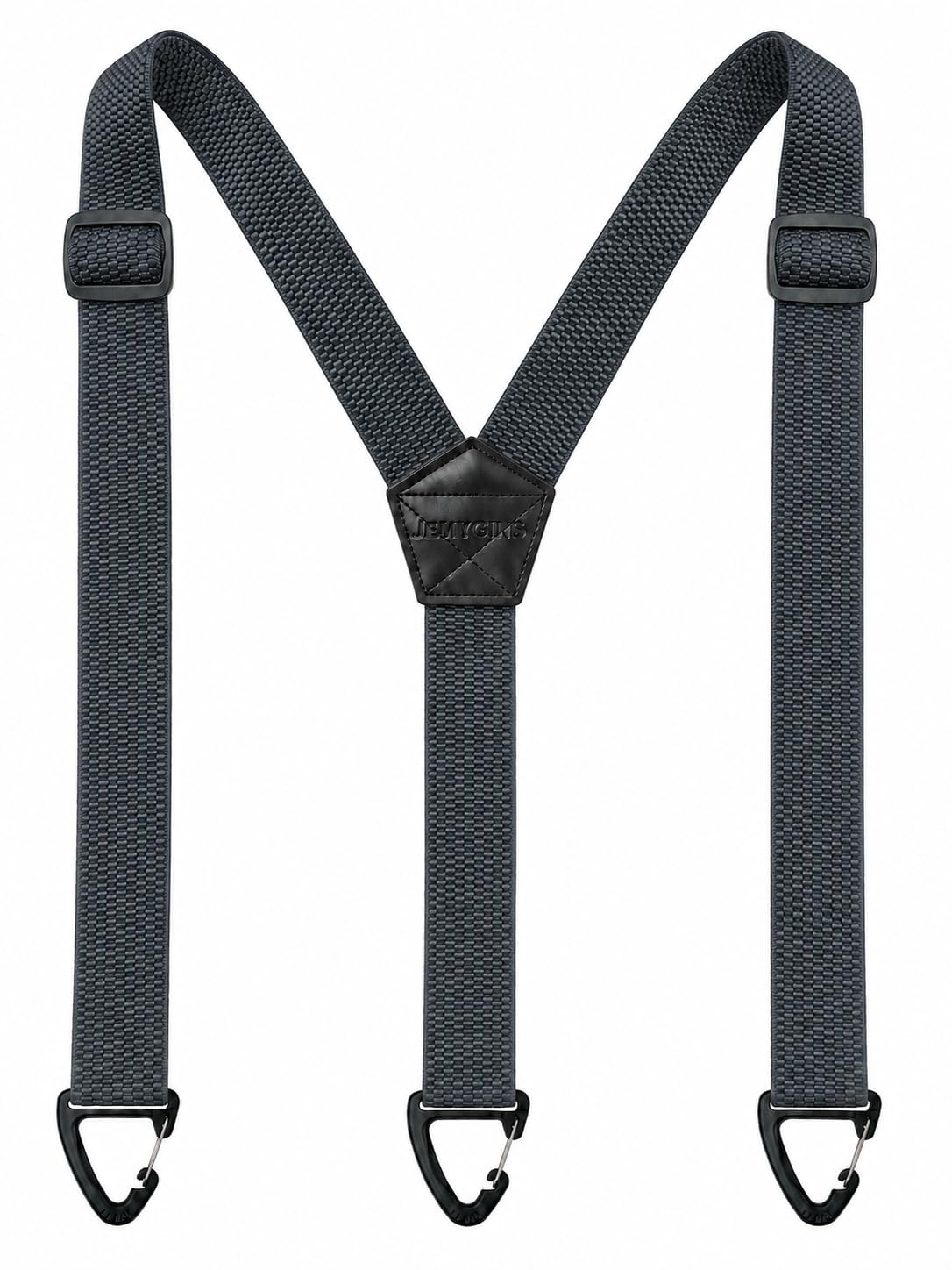 JEMYGINS Hidden Suspenders for Men Under Clothes with 3 Snap Loop (1.5" Wide)