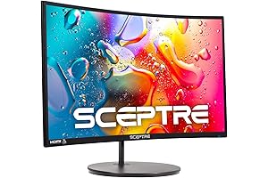 24-inch Curved Gaming Monitor 1080p with Vivid Display and Immersive Experience