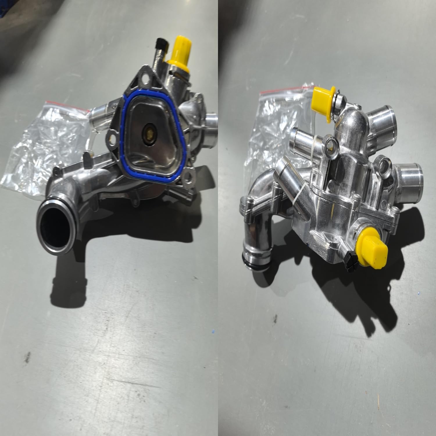 Wymiana obudowy termostatu termostatu płynu chłodzącego silnik zespół obudowy 11537534521 dla 2007-2013 Mini Cooper Countryman Paceman 1,6 l części samochodowe