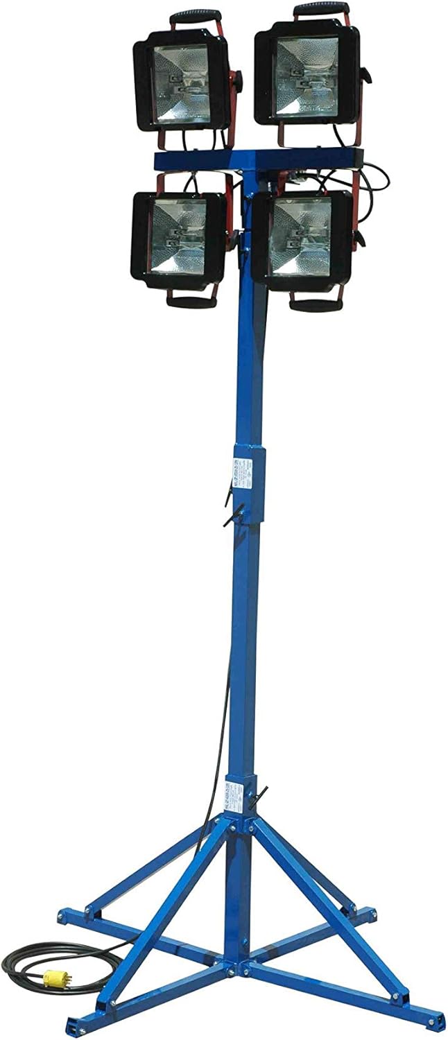 Industrial & Scientific Temporary Construction Lighting Quadpod Mount