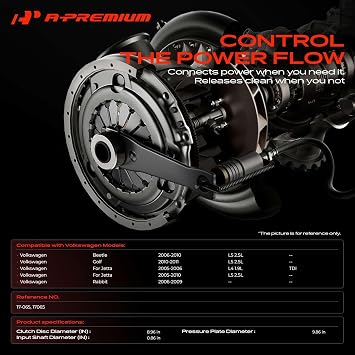A-Premium Transmission Clutch Kit Compatible with Volkswagen