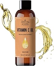 Essican Purelife Pure Vitamin E Oil for Skin, 100ml Natural Vit E Oil for Skin, Hair & Face, Antioxidant Rich, Carrier Oils for Essential Oils Mixing, Supports Hair Growth, Nails & Cuticles