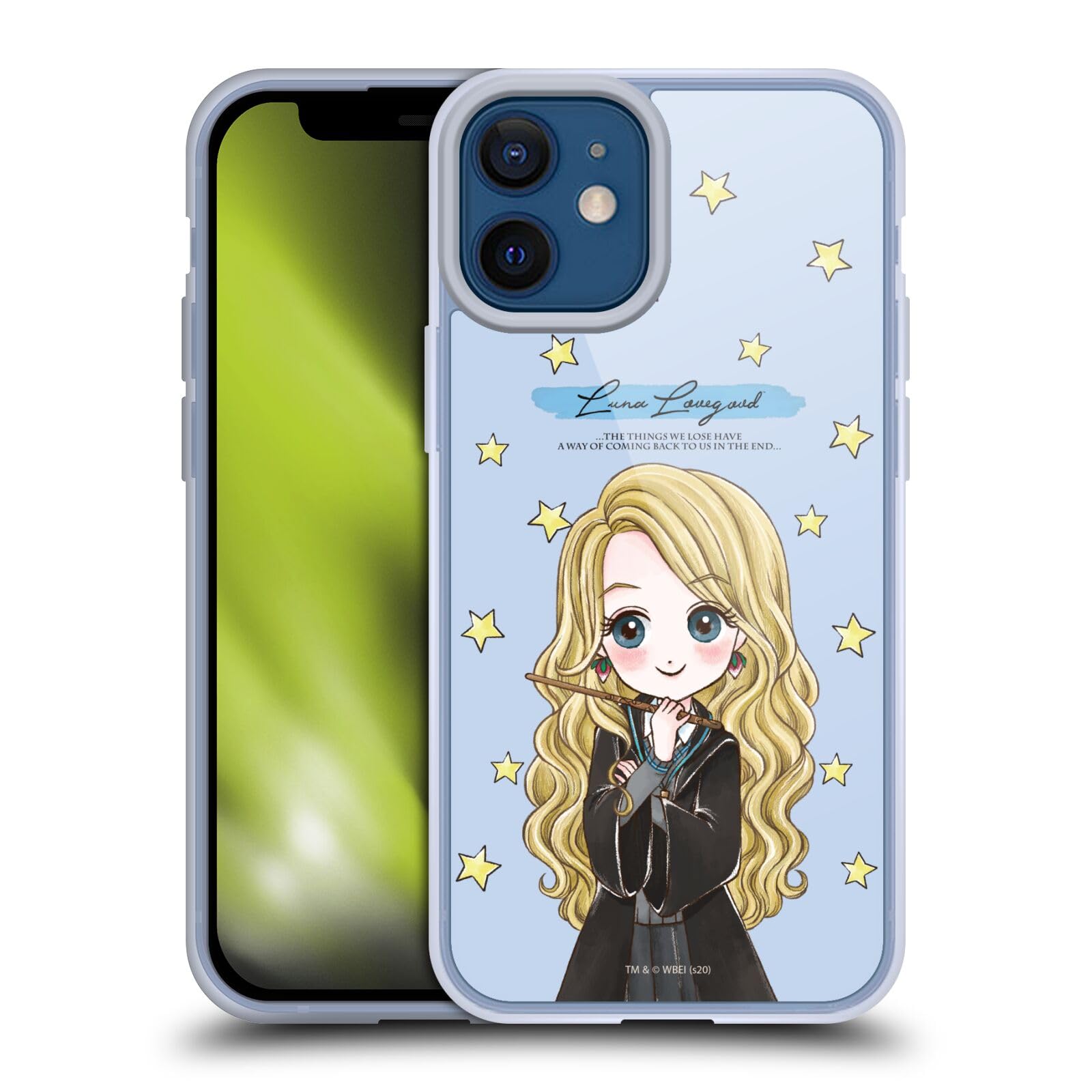 Head Case Designs Licenciado Oficialmente Harry Potter Patrón Luna Reliquias de la Muerte XXXVII Caso Funda de Gel Suave Compatible con Apple iPhone 12 / iPhone 12 Pro — view 191