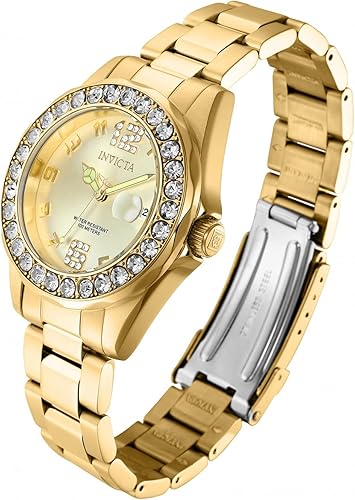 Miniatura 2 de Invicta Reloj de cuarzo dorado con pantalla analógica Pro Diver 21397 para mujer Oro 21397